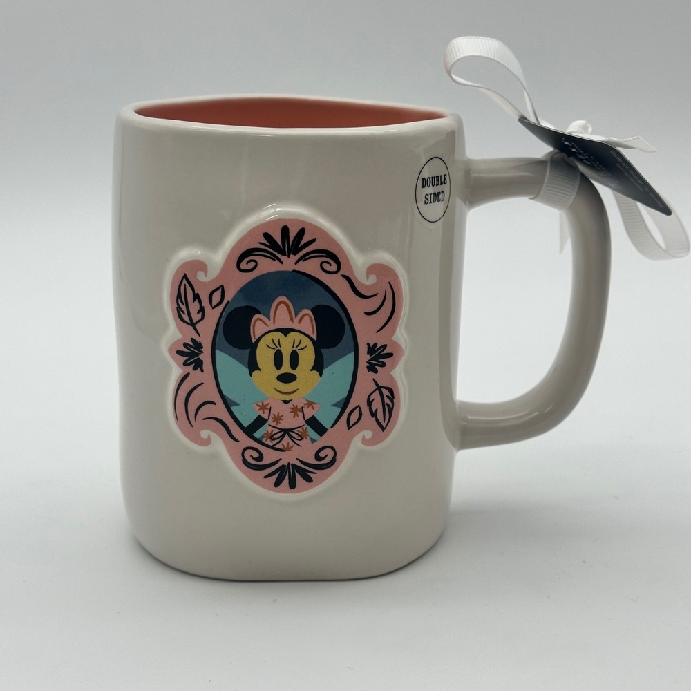 Rae Dunn "Happy Haunting" Minnie Mouse Mug – Pink Halloween Coffee Cup